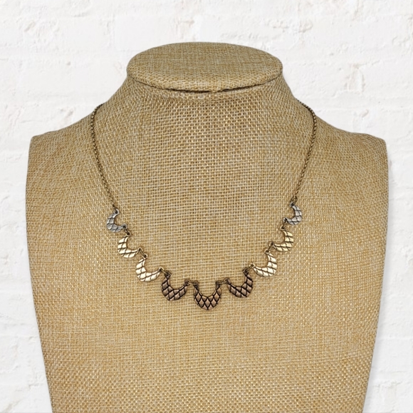 Lucky Brand Tricolor Metal Necklace - Picture 2 of 8